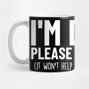 I'm Deaf Sign Language Funny Hearing Aid Impaired Deaf ASL Mug